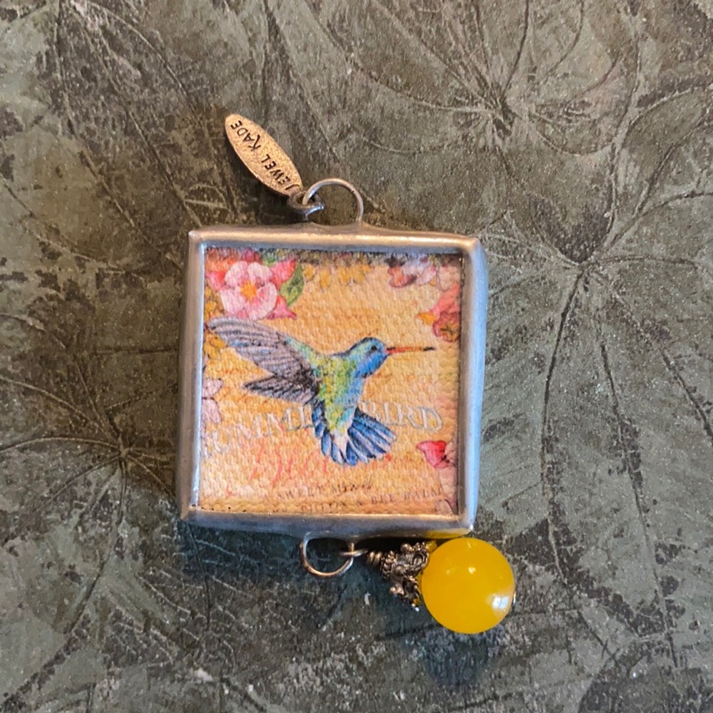 Jewel Kade Hummingbird Charm